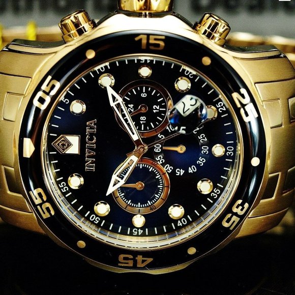 Invicta 18kt 48mm Professional Diver Men's Watch